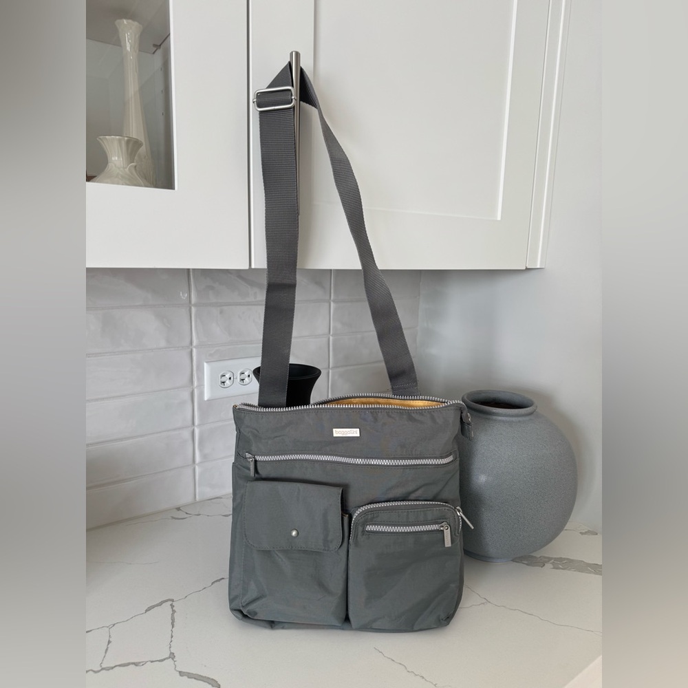 Baggallini Charcoal Messenger Bag